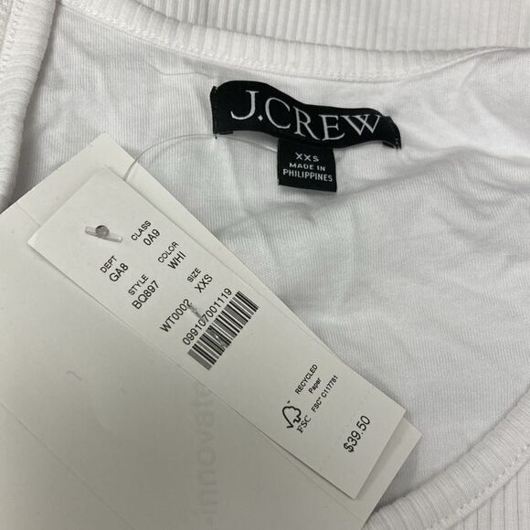 J.Crew Vintage rib shelf-bra tank top - Picture 4 of 7